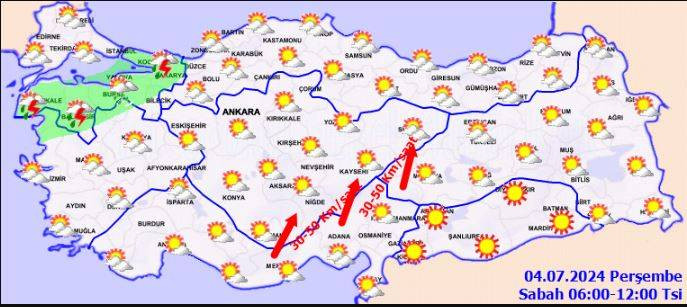 Gök gürültülü sağanak geliyor! Meteoroloji il il sıraladı. Bu saatlere dikkat - Resim: 19
